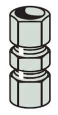 FABRI-LEVEL KIT  COMPONENT, TUBE UNION, ALL 316 SS