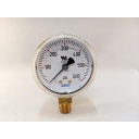 2.5" 316 SS PRESSURE GAUGE 0-6000 PSI/BAR