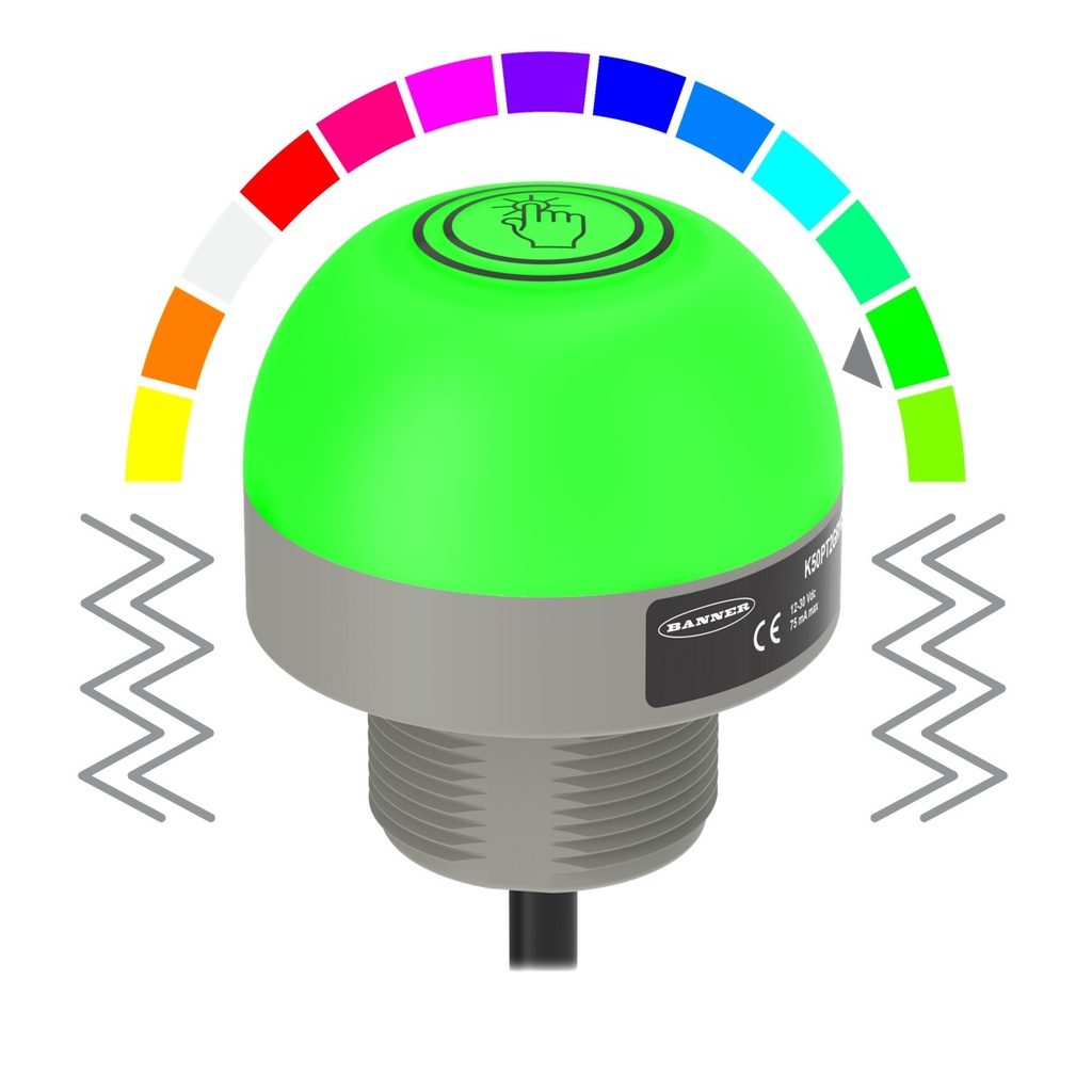 K50 Pro Touch With Io-Link Series: Rgb Touch Sensor With Vibration Feedback (K50PTFVKQP)