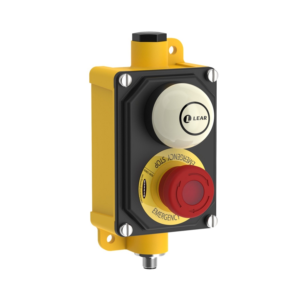 E-Stop Button Metal 2Nc 1No Legend (SSA-EBM-12EB1Q12K50T)
