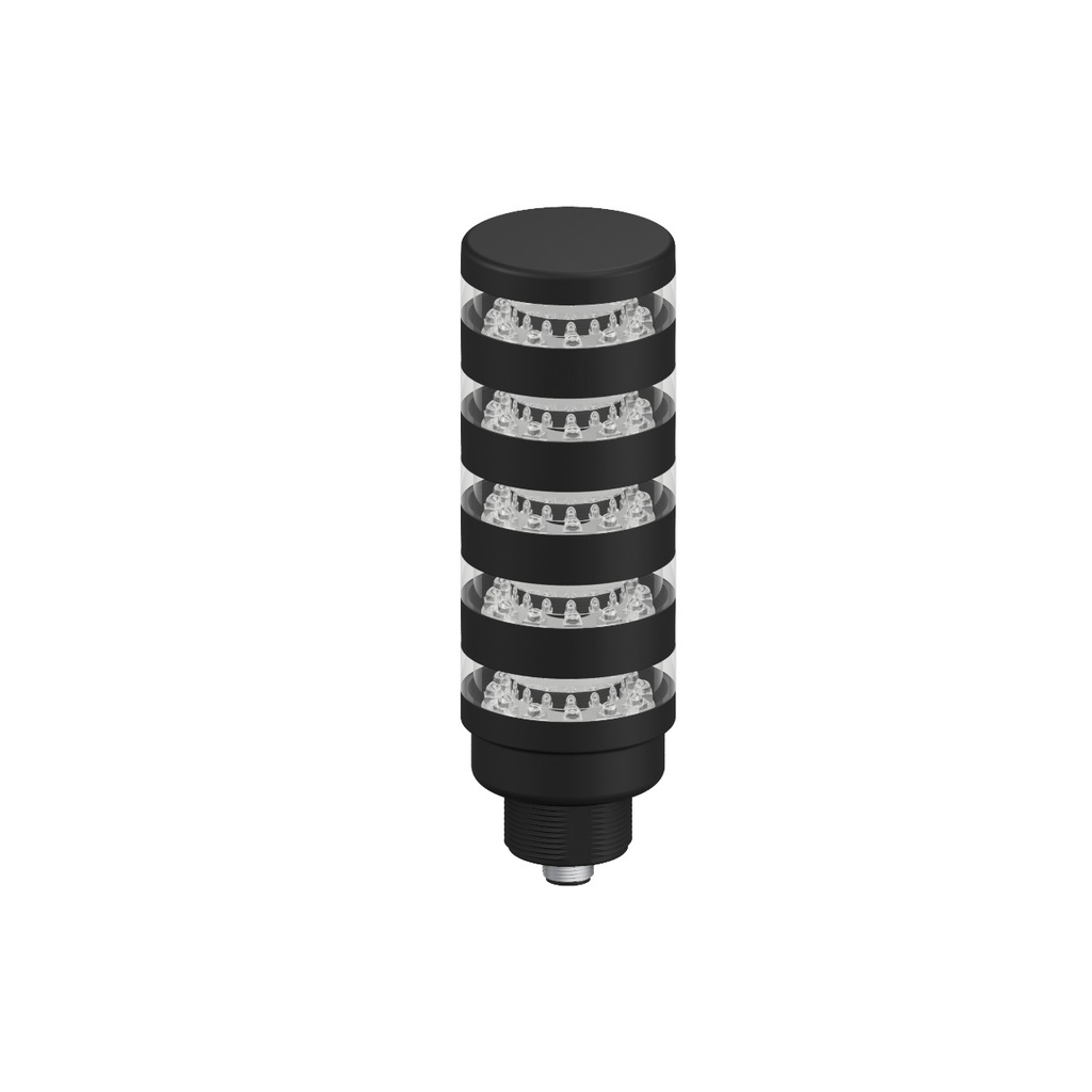 Tl50 Pro Tower Light, Beacon Black Housing: 5 Segment (TL50PBL5Q)