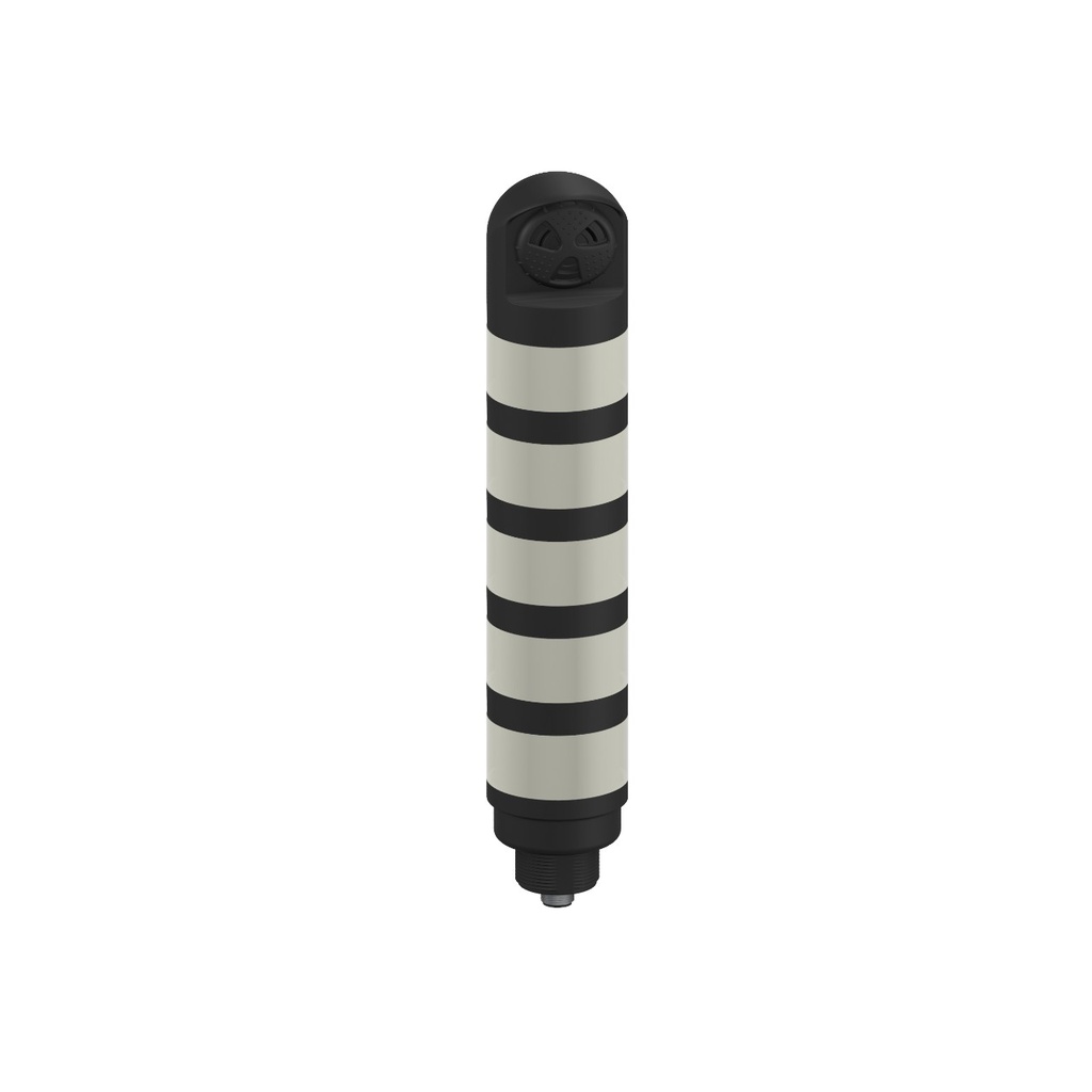 Tl50 Pro Tower Light With Sealed Loud Audible, Standard Black Housing: 5 Lighted Segments (TL50P5ALSQ)