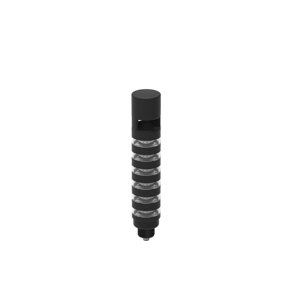 Tl50 Pro Tower Light With Omnidirectional Audible, Beacon Black Housing: 6 Lighted Segments (TL50PBL6AOSQ)
