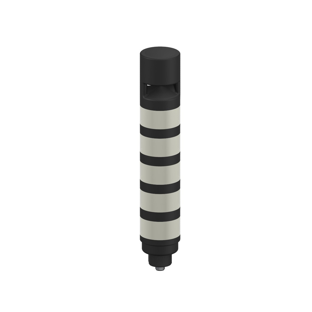 Tl50 Pro Tower Light With Sealed Omnidirectional Audible Indicator, Standard Black Housing: 5 Lighted Segments (TL50P5AOSQ)