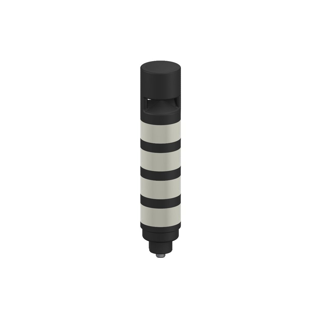 Tl50 Pro Tower Light With Sealed Omnidirectional Audible W/ Intensity Adjust Indicator, Standard Black Housing: 4 Lighted Segments (TL50P4AOSIQ)