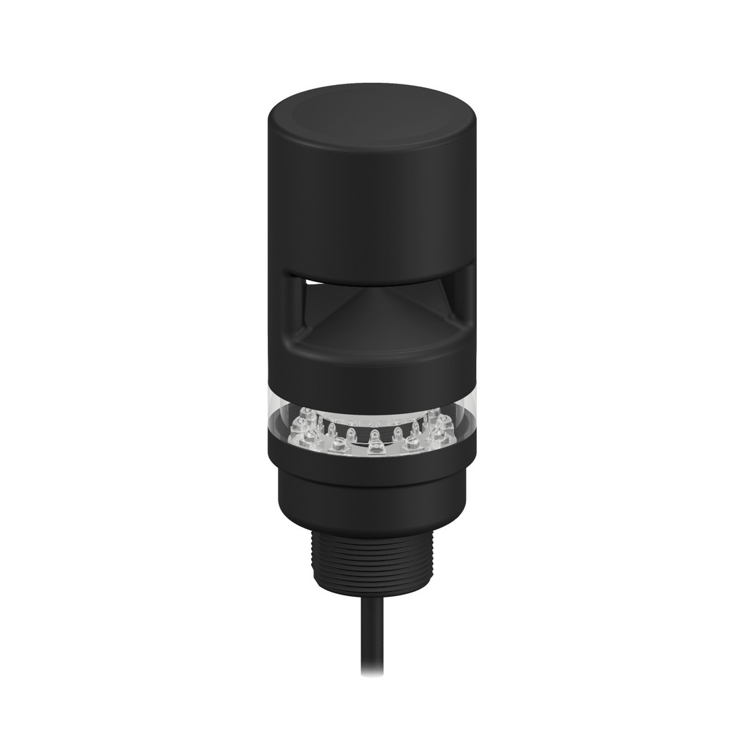 Tl50 Pro Tower Light With Sealed Omin-Directional Audible, Beacon Black Housing: 1 Lighted Segment (TL50PBL1AOS)