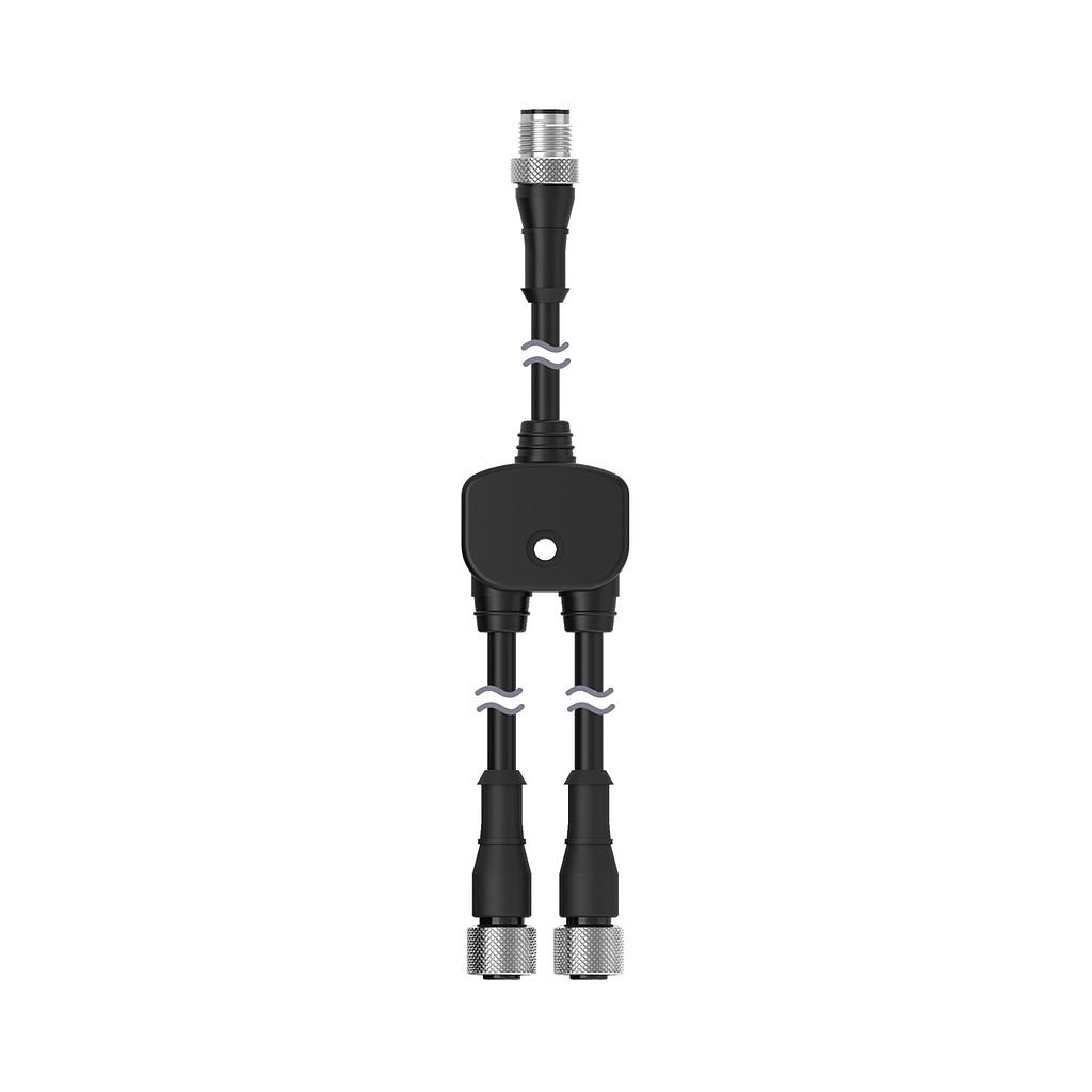 M12 Quick Disconnect Splitter Cordset (CSB-M1253.3M1281.6)