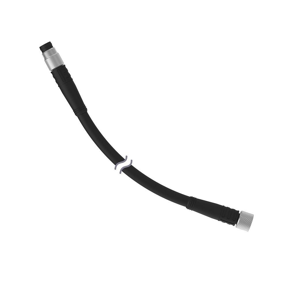 Cordset M8 Threaded to M8 Threaded Double Ended (PKG3M-4-PSG3M)