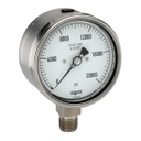 400 Series Stainless Steel Dry Pressure Gauge, 0 psi to 60,000 psi