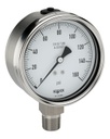 500 Series Stainless Steel Liquid Filled Pressure Gauge, 0 psi to 6,000 psi, Stainless Steel Threaded Orifice 0.8 mm, -40 Degree Service Filled