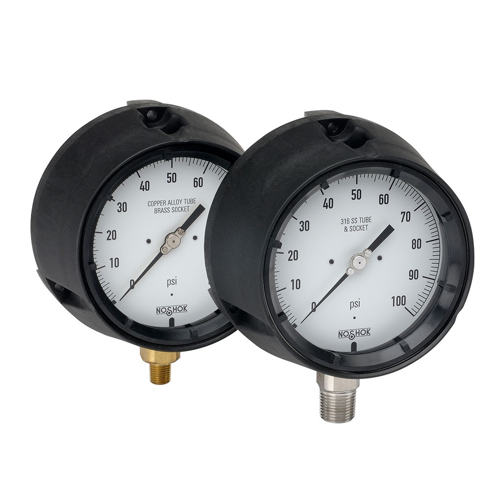700 Series Stainless Steel Process Pressure Gauge, 0 psi to 400 psi