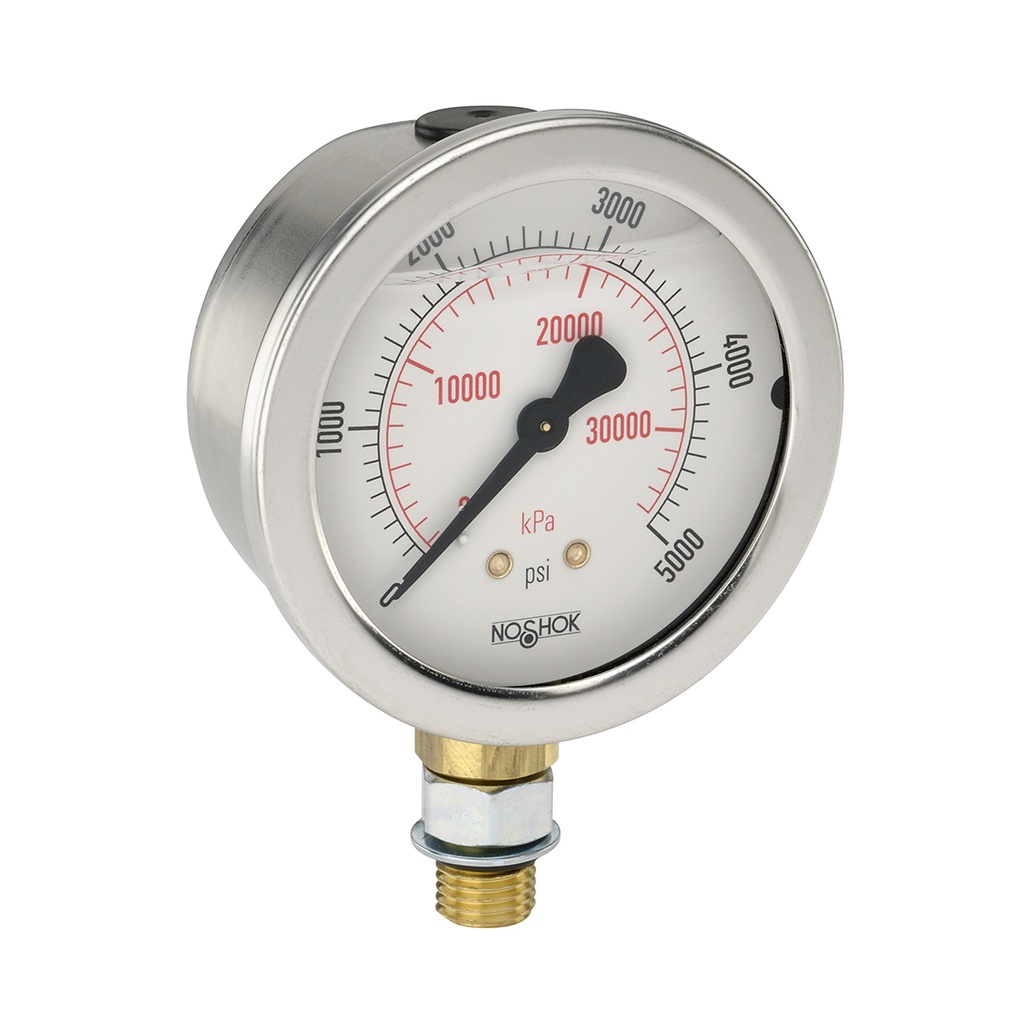 | OBSOLETE | 900 Series Liquid Filled Pressure Gauge, 0 psi to 1,000 psi