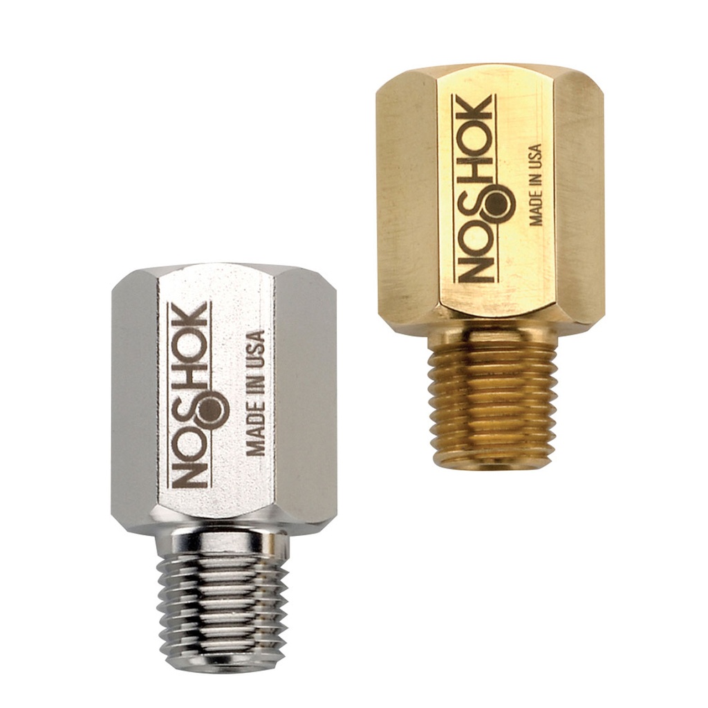 1/2" NPT, Brass, "C" Disc Installed, 6,000 psi Pressure Rating Sintered Snubber