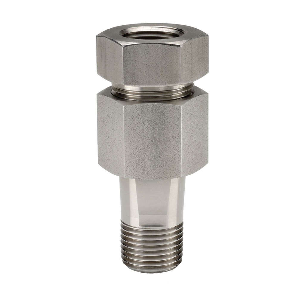 1/2" NPT M - F 316 SS Swivel Adapter