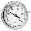 Wika TG.53 Series Bimetal Thermometer, 20 to 240 °F