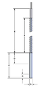 Watlow Firerod Heater - .25" x 2", 240V, 125W; 12" Leads, Armored Leads
