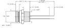 Turck Actuator and Sensor Receptacle, Front Mount (RXF 26-0.3M/NPT)