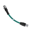 Cordset D-Code M12 to RJ45 Double Ended (STP-M12D-406)