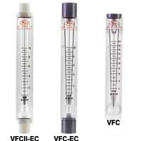 VISI-FLOAT 5" SCALE, 1 TO 10 GPM WATER, 100PSI, 120F MAX, END CONNECTIONS