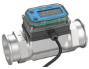 Flomec G2 Series, Turbine Flow Meter, 3/4" Triclamp, Pulse Out, 4-20mA, Stainless Steel Body for Petro Chem, Water, and Solvents