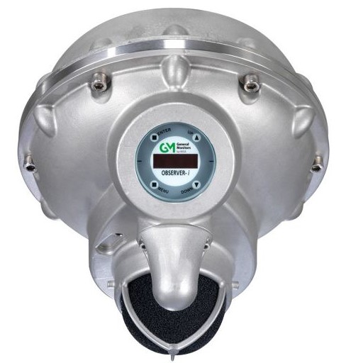 MSA Observer® i Ultrasonic Gas Leak Detector, 24VDC Powered, 4-20mA (Sourced) w/ Dual Modbus Outputs, Alarm Relay (De-Energized), 3/4" NPT Conduit