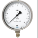Wika 332.54 Series Stainless Steel Dry Precision Test Pressure Gauge, 0 to 5000 psi, Oxygen Cleaned, 1/4" Bottom Connection, NIST Certification