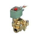 221 Series Slow-Closing Water Solenoid Valve (8221), 2" NPT, 120 VAC, Brass, 2 Way-2/2 NC