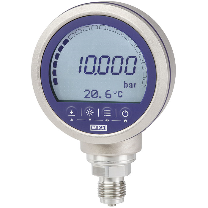 Wika CPG1500 Precision Digital Pressure Gauge, 10,000 PSI Range, 1/4" NPT, Accuracy: 0.05 % FS, DAkkS and A2LA-Calibration Certificates (Both Traceable and Accredited According to ISO 17025)