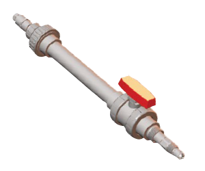 Thermo Orion 1.5" Ball Valve, CPVC, High Pressure