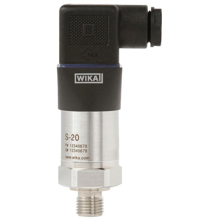 Wika Pressure transmitter Model S-20- 0 -15 psig; 20 mA, 2-wire @ DC 8...35 V