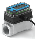 Flomec G2 Series, Turbine Flow Meter, 1" NPTF, Battery Powered Display, Aluminum Body for Solvents and Fuel