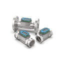 Flomec G2 Series, Turbine Flow Meter, 3/4" NPTF, Pulse Out, 4-20mA, Stainless Steel Body for Petro Chem, Water, and Solvents