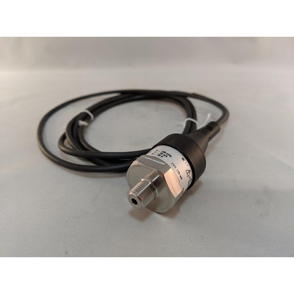 Wika A-10 Pressure Transducer, 200 PSI, 4-20mADC, 1/4" NPT, 6' Cable