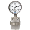 Wika 73x.31 Series 6" Industrial Differential Pressure Gauge, All Welded, Solid Front, SS or Inconel Wetted Parts