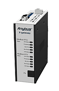 Anybus X-gateway, Modbus RTU Slave to Modbus RTU Slave