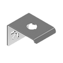 Bracket: E-STOP Mounting Hub Bracket (SSA-MBK-EEC1-SS)