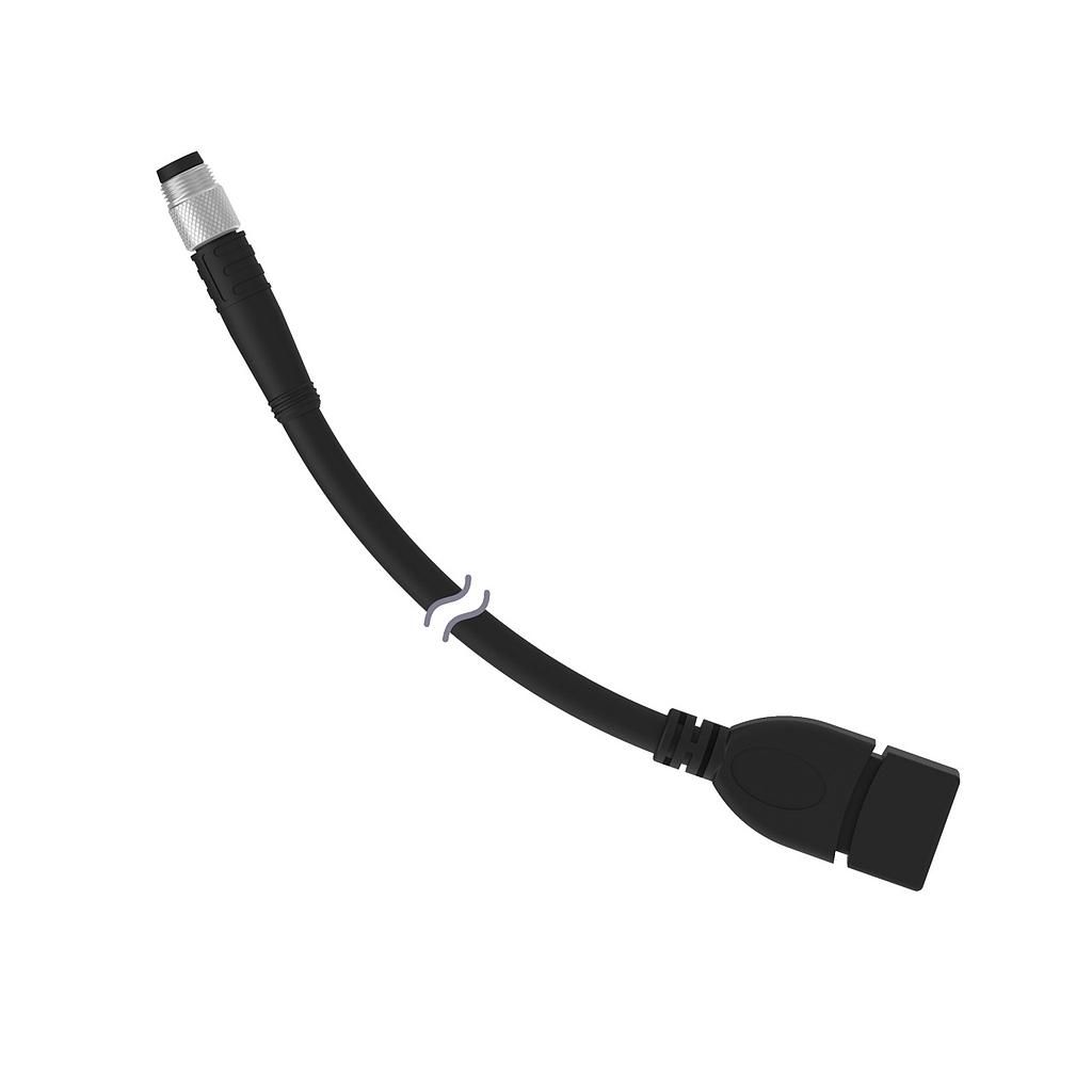 [11336] Cordset M8 Threaded to USB-A Double Ended (PSG-4M-401-USB)