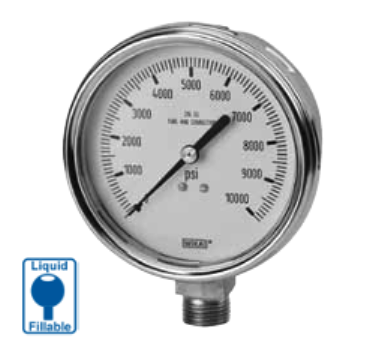 [9745181] Wika 232.54.063  200 psi  1/4 NPT center back mount