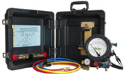 [835] Mid-West Backflow Test Kit, 5-Valve w/Removable Gauge
