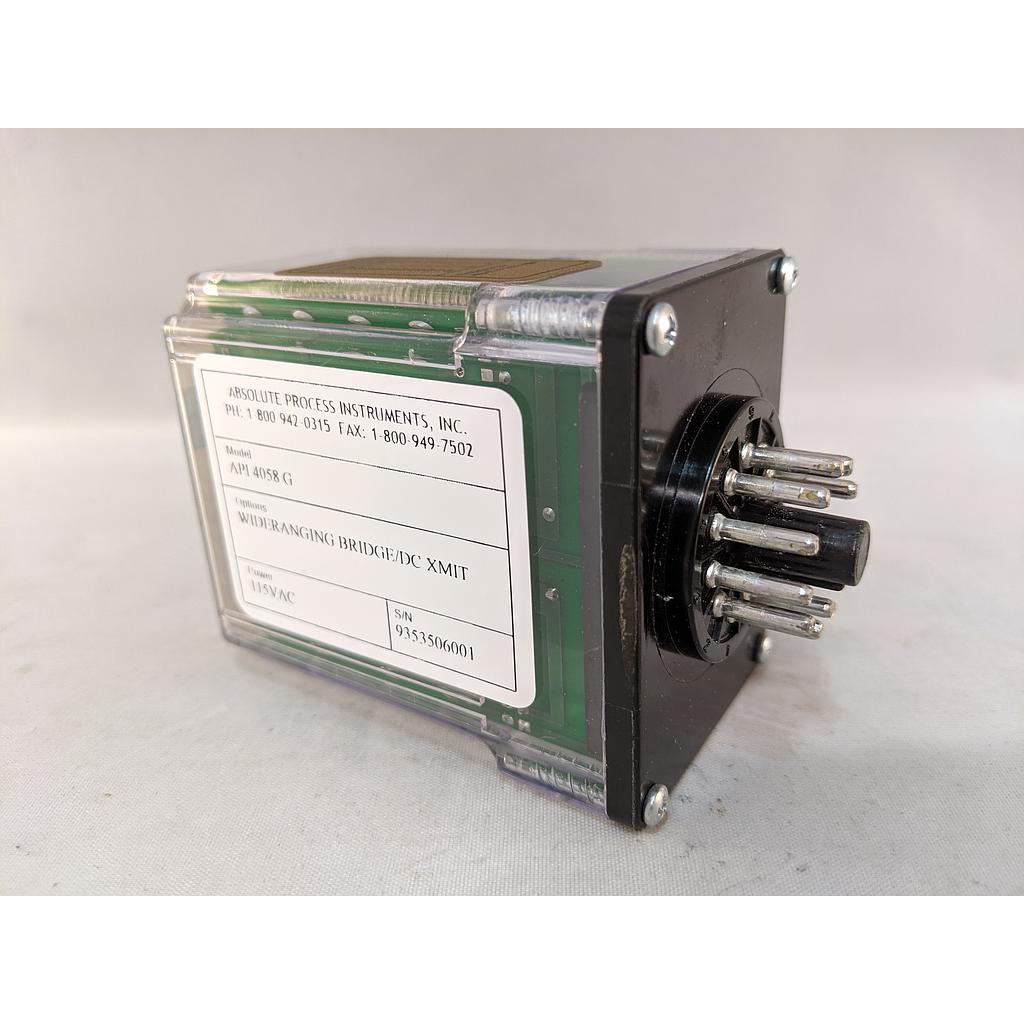 [API 4058 G] Strain Gauge/Bridge/Load Cell/Pressure Transducer to DC Transmitters, Field Rangeable