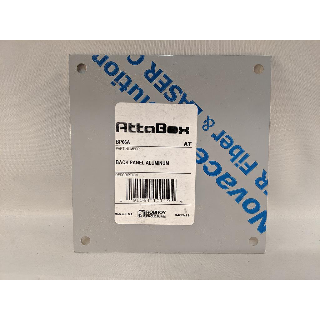 [BP66A] Heartland Series Standard Aluminum Back Panel 6 x 6 in.