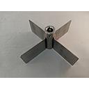 [LAR110360] Bindicator H-371 Paddle, Large 4-Vane; 2 in x 7 in Diameter with Pins for Roto-Bin-Dicator