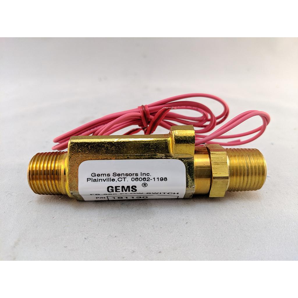 [181130] FS-380 SERIES IN-LINE FLOW SWITCH BRASS 3/8" NPT 0.15 GPM