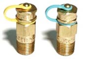 [710 TEST PLUG] PETE'S PLUG, BRASS BODY AND CAP, NORDEL CORE, 1/2"NPT 3