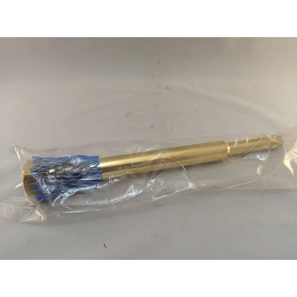 [200-U71/2-BRASS] THERMOWELL .260BORE 9" 3/4"NPT PROCESS THREADS