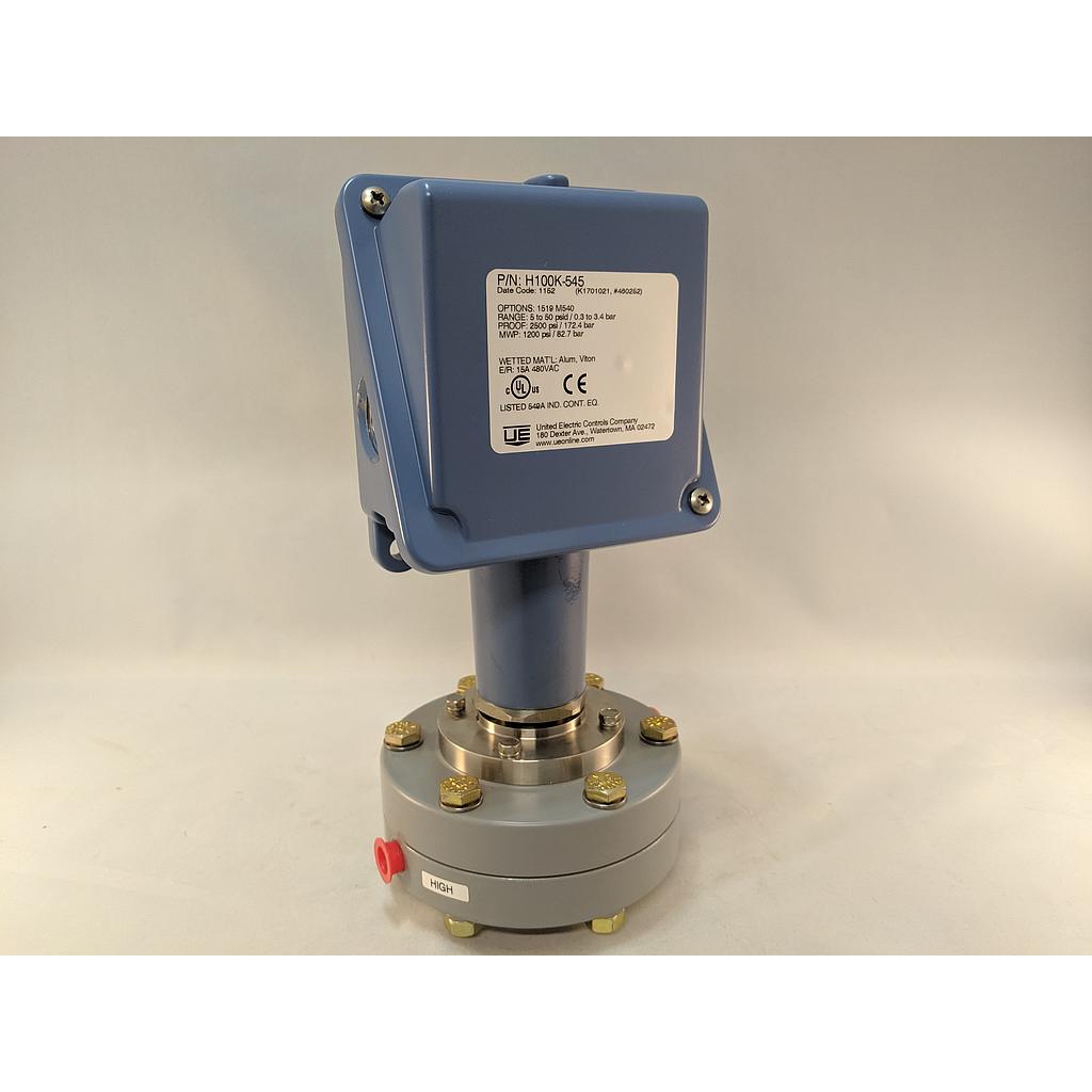 [H100K-545-1519-M540] UEC D/P SWITCH NEMA 4X 5-50PSI ADJUSTABLE DEADBAND