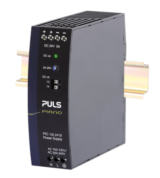 [PIC120.241D] Puls Power Supply, 120W, 100-120 / 200-240VAC 1PH, 24-28VDC, 5-4.3A
