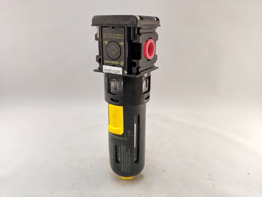 [34204026] 107 Series Semi-Auto Drain Filter w/o BG Valve Part, 1/4" NPT, 25 µ