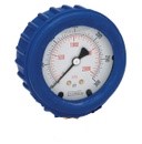 [25-123459-1-RCP] 2.5" Rubber Case Protector, Back Connected Gauge, Blue