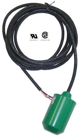 [M-GRE-60] Mechanical Float 13 Amp, SPDT-Form C, Wide Angle, 60' SJO 16/3 Cable